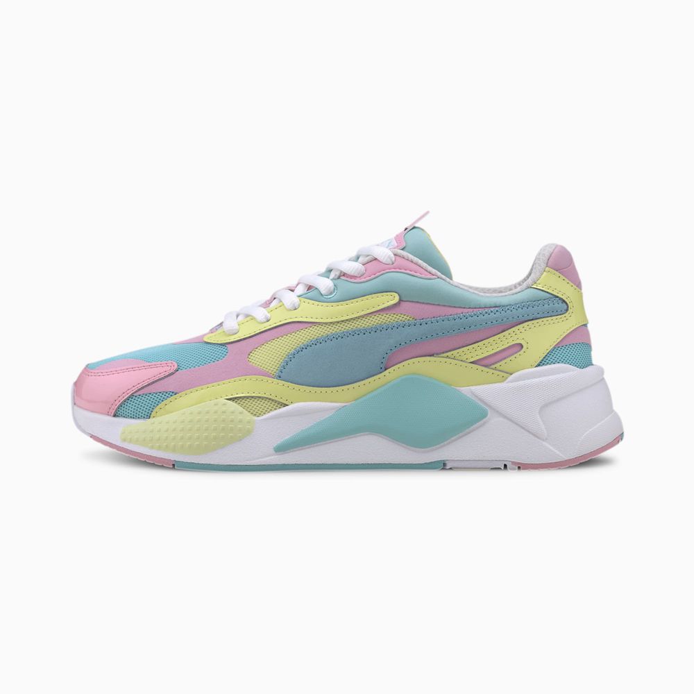 Puma RS-X³ Plastic Férfi Sportcipő - Narancssárga Világos Zöld ( Hungary - RZQYB4125 )